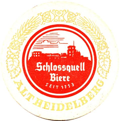 heidelberg hd-bw heidel gemein 1-2a (rund215-schlossquell biere)